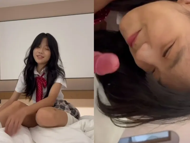 Em loli dễ thương liếm cò biến em thành con em đĩ dam dang p1